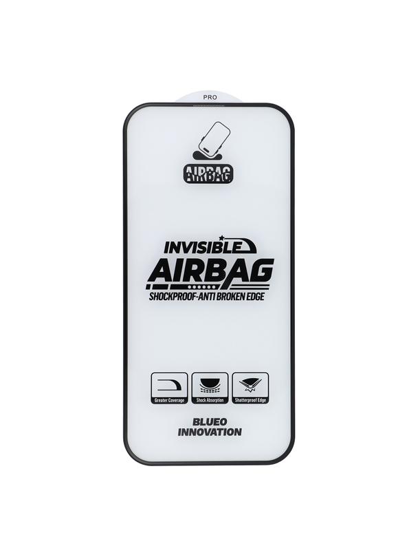 Szkło Hartowane 5D Mr. Monkey Glass - Apple iPhone 15 czarny (Airbag Anti-broken)