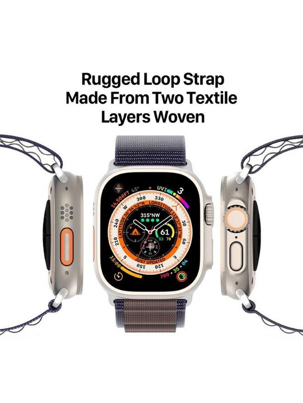 DUX DUCIS pasek GS nylonowy do Apple Watch 42 / 44 / 45 / 49 mm indigo