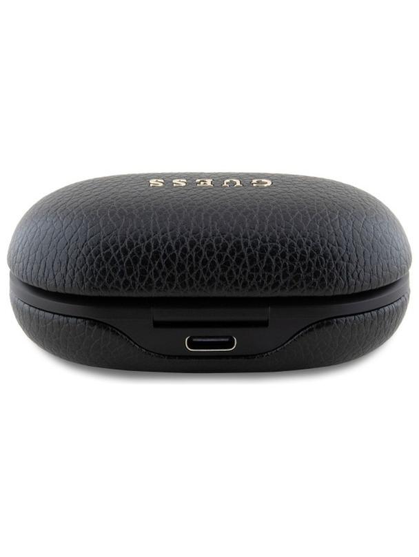 GUESS słuchawki bezprzewodowe bluetooth TWS ENC GUTWSPGTSPSK (PU Grainee Classic Logo) czarne