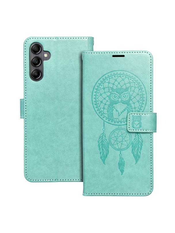 Kabura MEZZO Book do SAMSUNG A14 4G / A14 5G  łapacz snów zielony