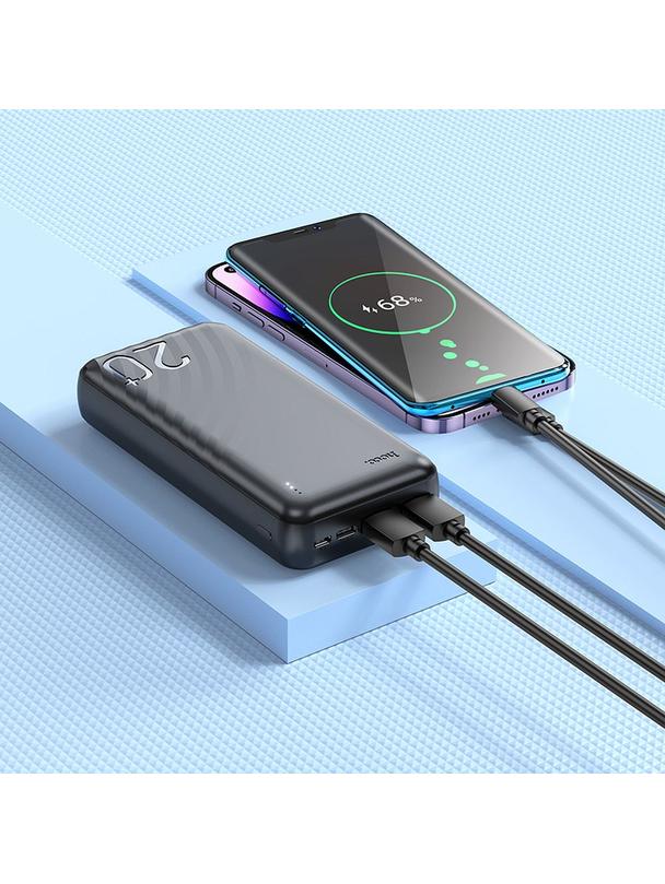 HOCO powerbank 20000 mAh 2A J123A czarny