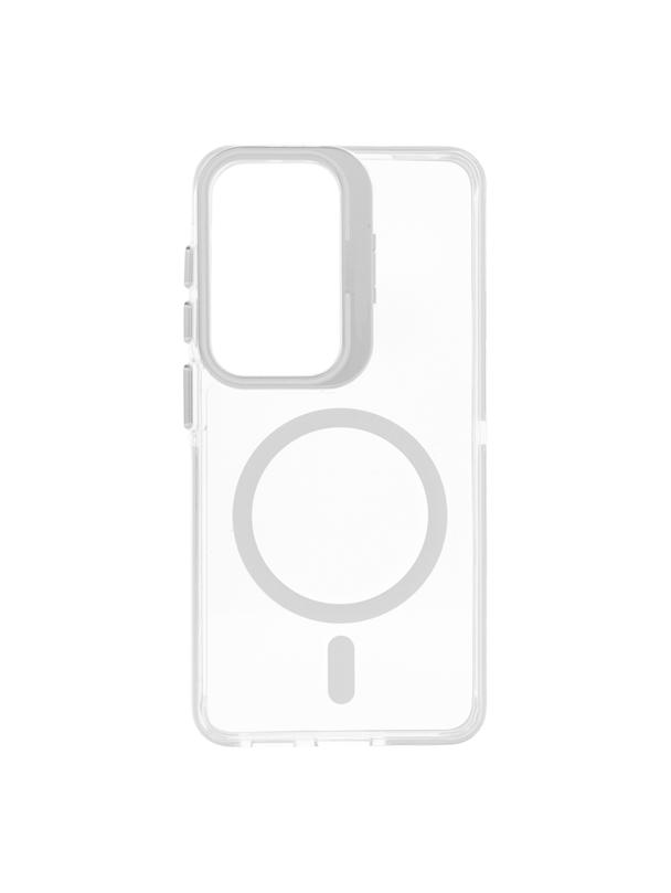 Futerał do Samsung S26 Lens Mag Cover zgodny z MagSafe biały