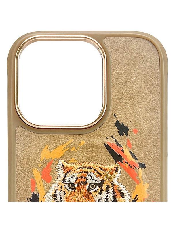 NIMMY futerał TYGRYS kompatybilny z MagSafe do IPHONE 16 Pro Max jasno brązowy