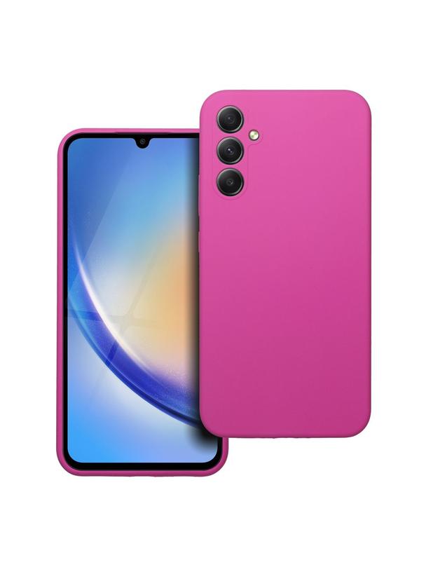 Futerał SILICONE 2mm do SAMSUNG A34 5G róż