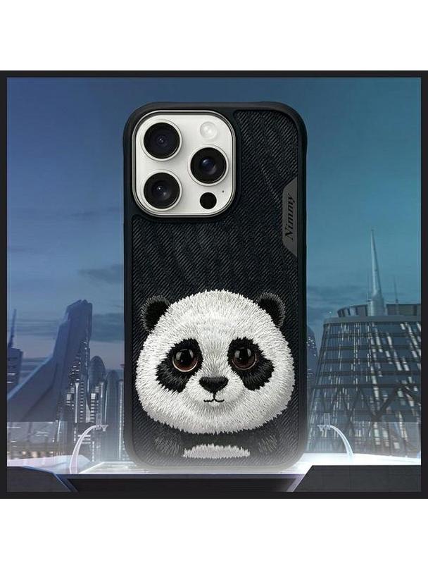 NIMMY futerał BIG EYED PET 2.0 Panda do IPHONE 16 Pro czarny