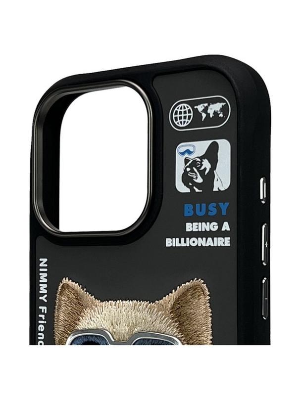 NIMMY futerał COOL&CUTE 2.0 Dog do IPHONE 16 Pro czarny