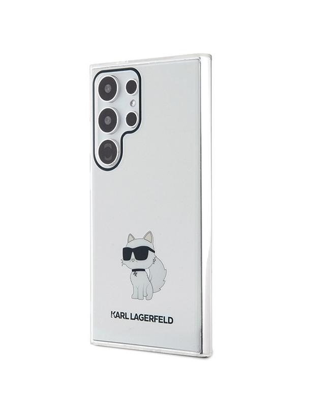 KARL LAGERFELD futerał do SAMSUNG S24 Ultra KLHCS24LHNCHTCT (IML NFT CHOUPETTE) transparentny