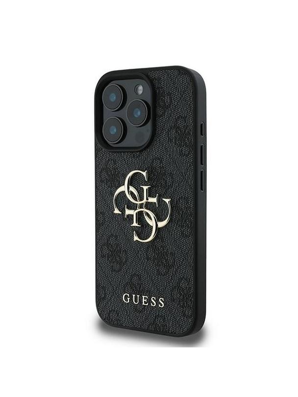 GUESS futerał do IPHONE 16 Pro GUHCP16L4GMGGR (4G PU Big Logo) czarny