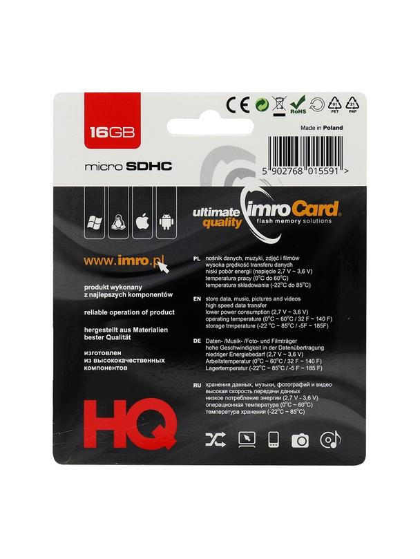 IMRO karta pamięci microSD 16GB