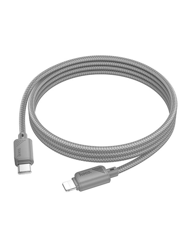 Kabel USB C do Lightning Hoco PD 27W 1 m X113 szary