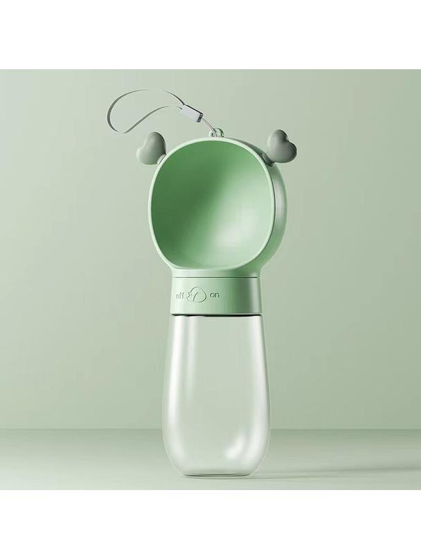 Miska turystyczna dla psa zielona