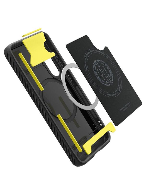 SPIGEN futerał RUGGED ARMOR MAG kompatybilny z MagSafe do SAMSUNG S25 matte black