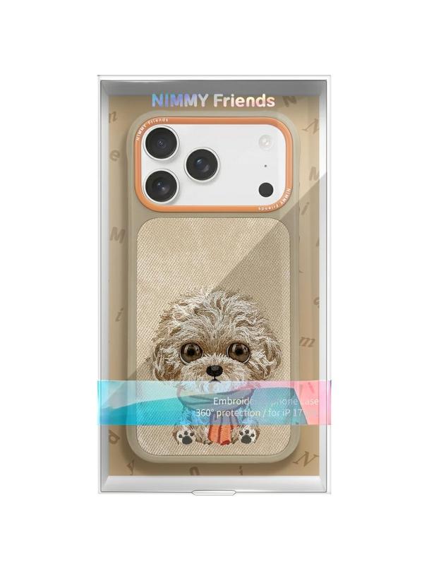 NIMMY futerał BIG EYED PET 2.0 Dog do IPHONE 17 Pro Max beżowy