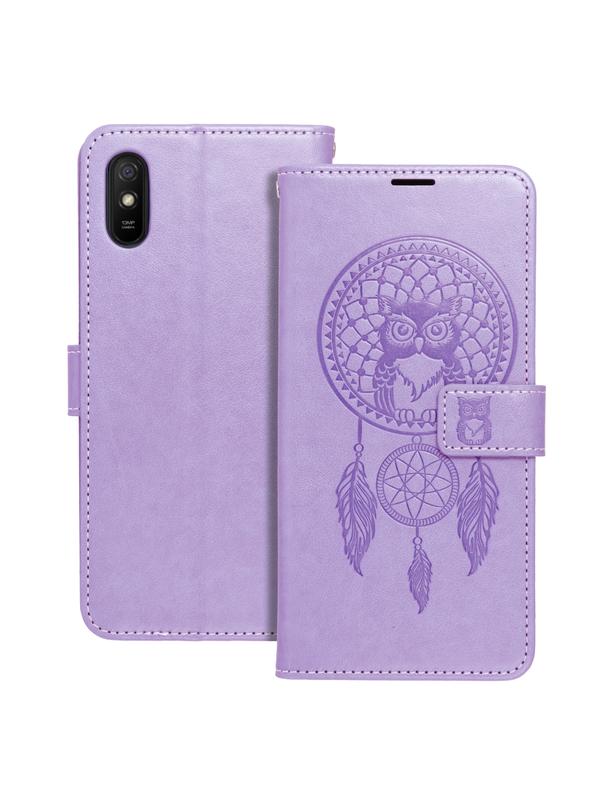 Kabura MEZZO Book do XIAOMI Redmi 9AT / Redmi 9A łapacz snów fioletowy