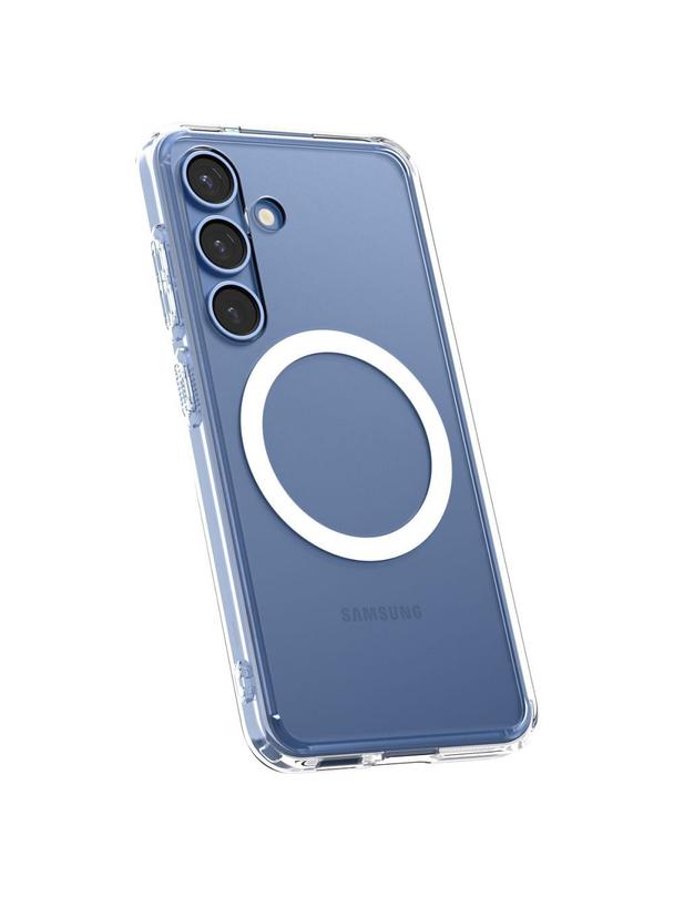 SPIGEN futerał ULTRA HYBRID MAG kompatybilny z MagSafe do S25 clear / white