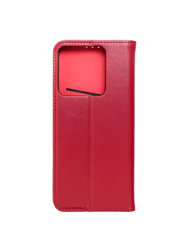 Kabura SMART PRO Book skórzana do XIAOMI Redmi Note 13 5G bordowy