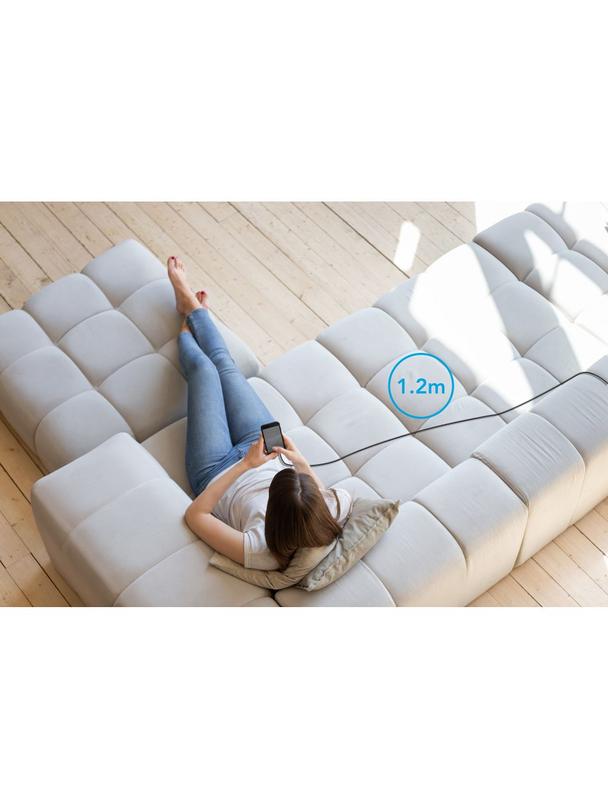 Kabel USB C do Lightning VEGER PD 3A 27W 1,2 m CL01 czarny