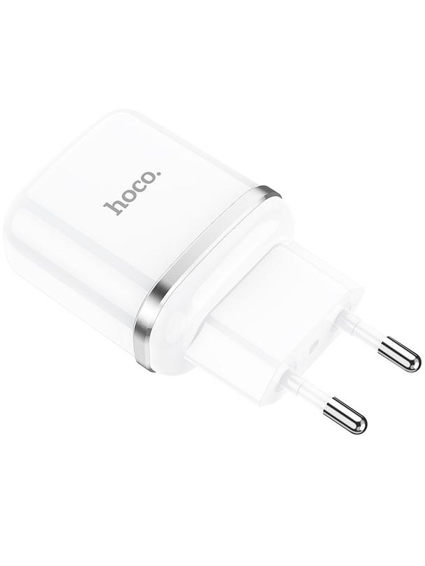 Ładowarka sieciowa do telefonu Hoco USB A QC3.0 3A 18W N3 biała