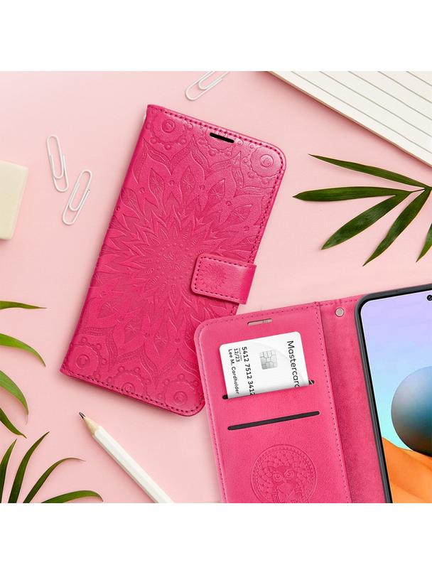 Kabura MEZZO Book do SAMSUNG S25 FE mandala magenta