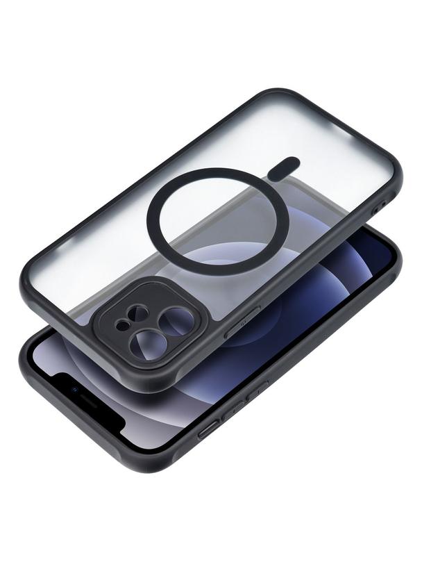 Futerał FULL MATTE MAG COVER kompatybilny z MagSafe do IPHONE 12 czarny
