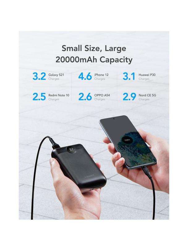 Powerbank Veger S20 (W2053) PD QC3.0 2A 22,5W 20000 mAh czarny