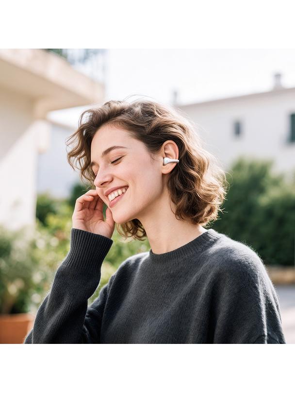 Słuchawki bezprzewodowe douszne Hoco TWS EA8 białe