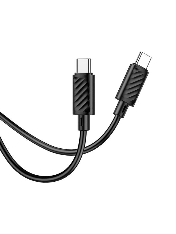 Kabel USB C do USB C Hoco 3A 60W 2 m X88 czarny