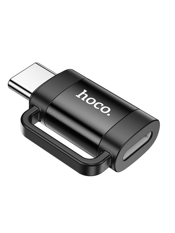 Adapter OTG USB C do Lightning Hoco 3A UA31E czarny