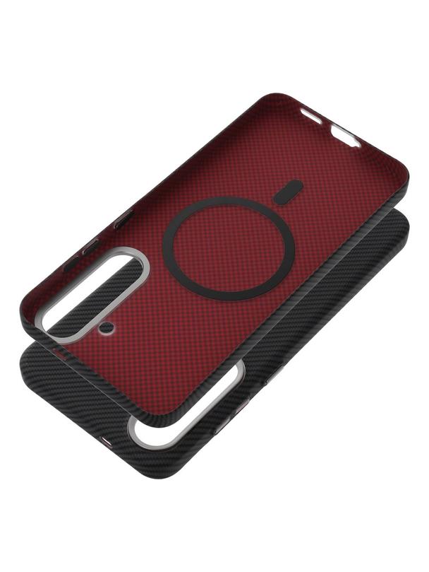 Futerał do Samsung A17 Kevlar zgodny z MagSafe czarny