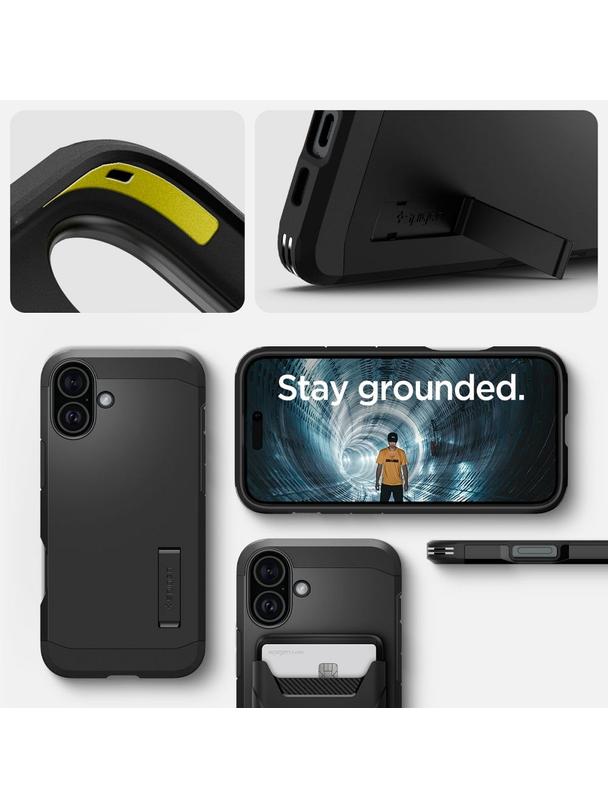 SPIGEN futerał TOUGH ARMOR MAG kompatybilny z MagSafe do IPHONE 16 black