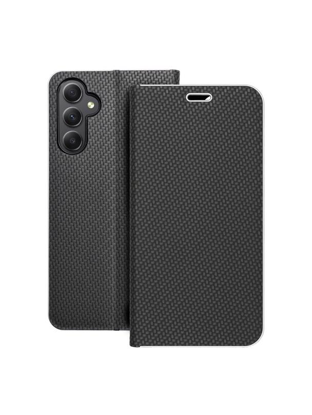 Kabura LUNA Book Carbon do SAMSUNG A34 5G czarny