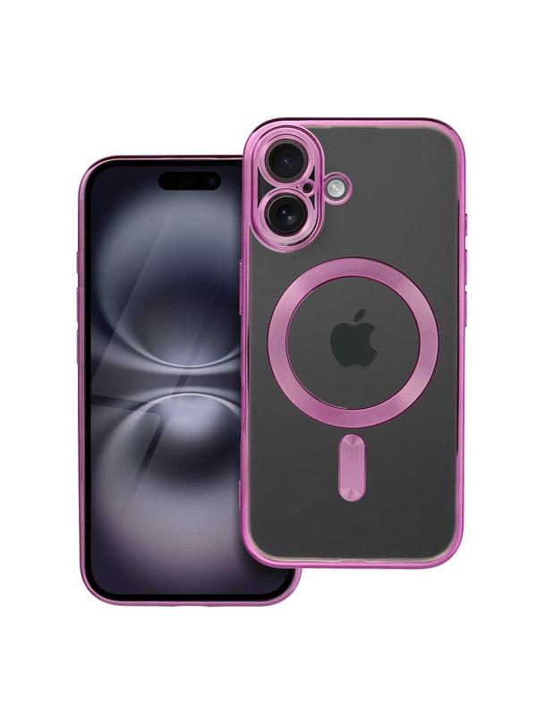 Futerał ELECTRO MAG COVER kompatybilny z MagSafe do IPHONE 16 różowy