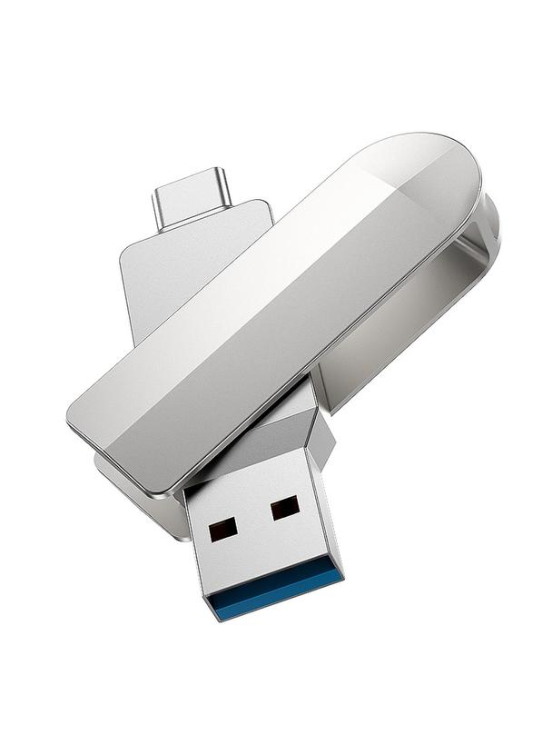 Pendrive 32GB USB 3.0 (USB A + USB C) Hoco UD10 srebrny