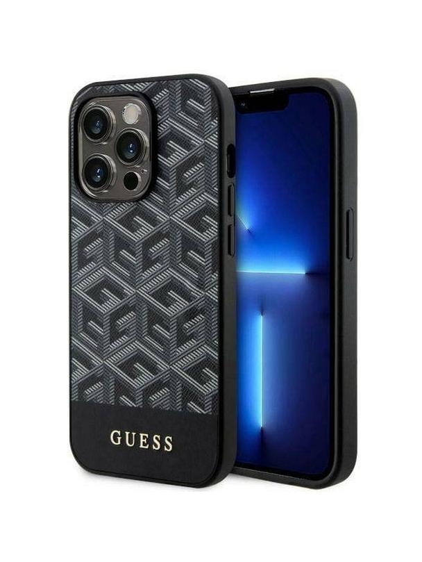 GUESS futerał do IPHONE 14 Pro Max GUHMP14XHGCFSEK (MAG GCUBE) czarny