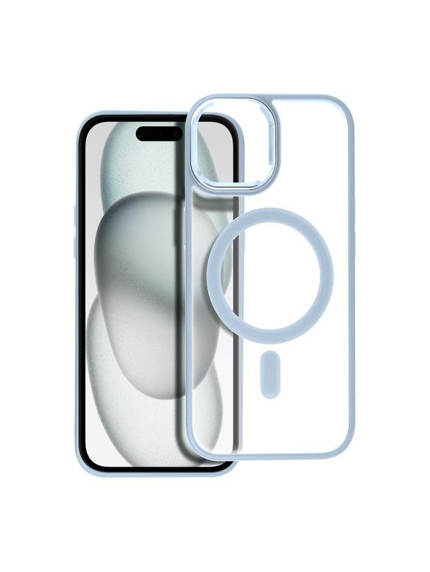Futerał MATTE MAG COVER kompatybilny z MagSafe do IPHONE 15 niebieski