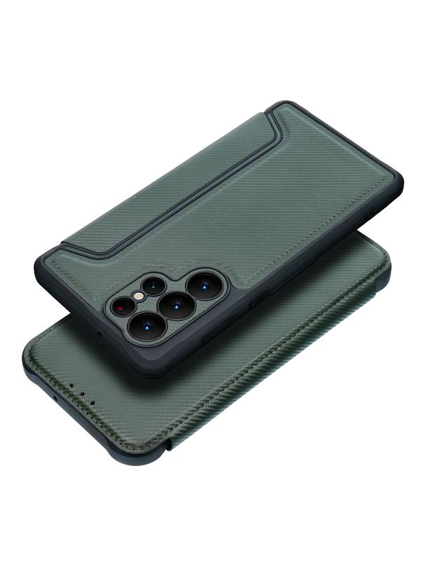 Kabura RAZOR Book do SAMSUNG S22 Ultra ciemnozielony