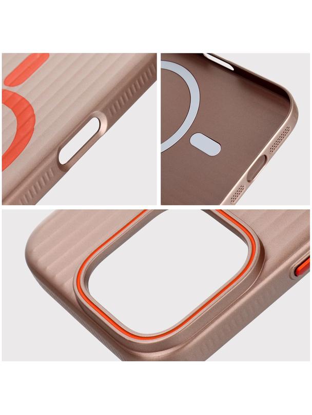 Futerał SIMPLY kompatybilny z MagSafe do IPHONE 13 Pro Max tytan pustynny