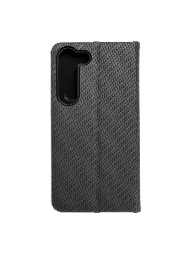 Kabura LUNA Book Carbon do SAMSUNG S23 czarny