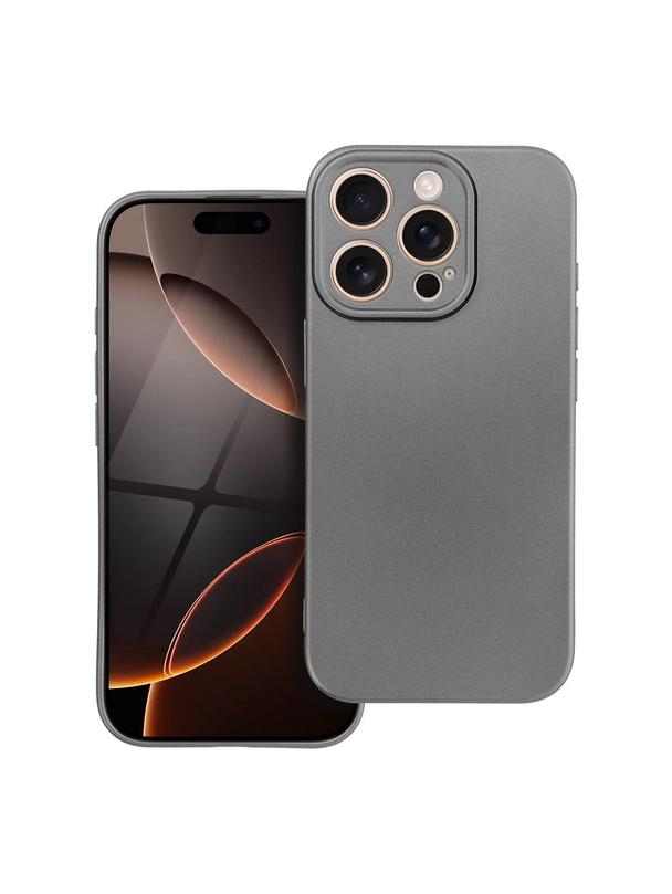 Futerał METALLIC do IPHONE 16 Pro szary