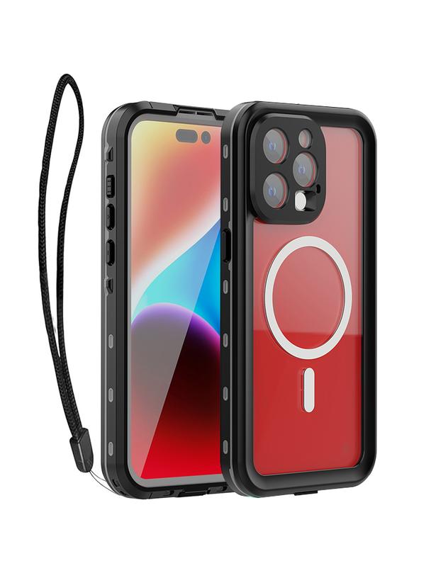 Futerał wodoodporny SHELLBOX DOT kompatybilny z MagSafe do IPHONE 15 Pro Max czarny