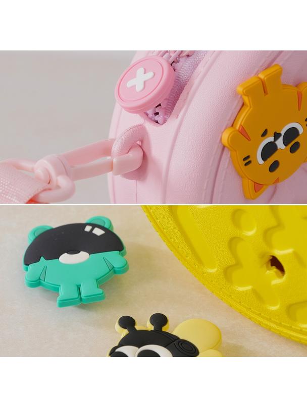 PICOCICI Mały okrągły plecak K36 żółty