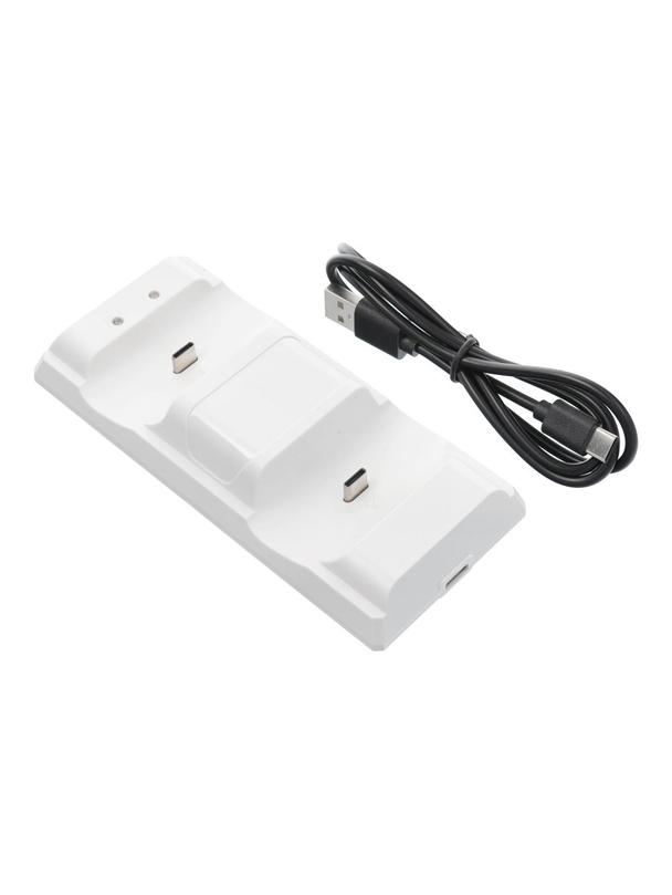 Podwójna stacja ładująca do padów PS5 P201 biała