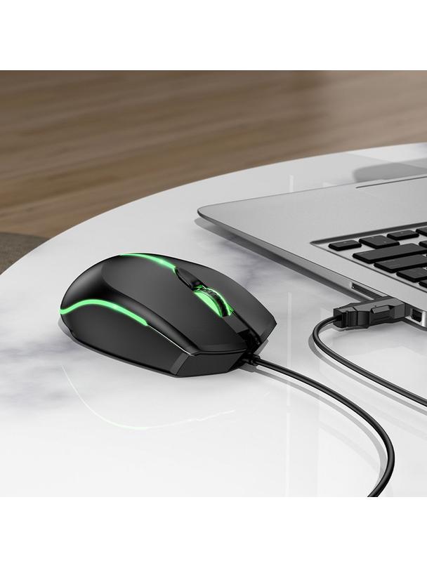 Myszka przewodowa gamingowa Hoco USB A 2400 dpi GM37 czarna