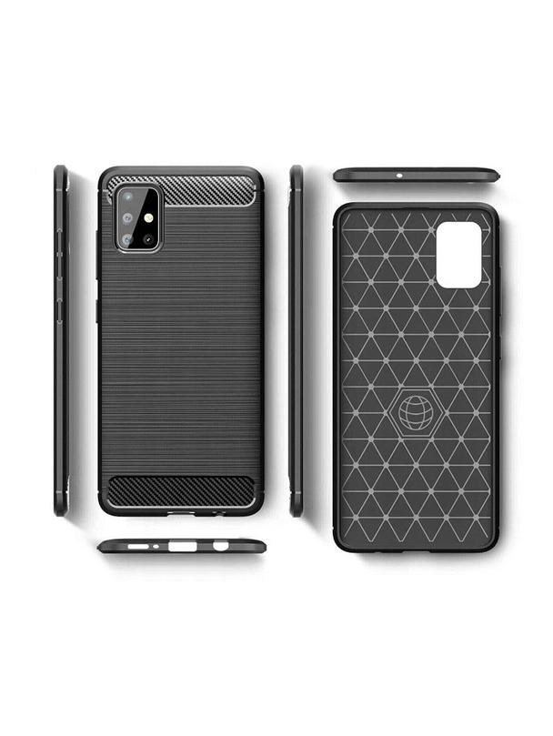 Futerał CARBON do SAMSUNG A71 5G czarny