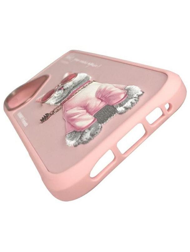 NIMMY futerał GLASSES COOL CAT do IPHONE 16 różowy