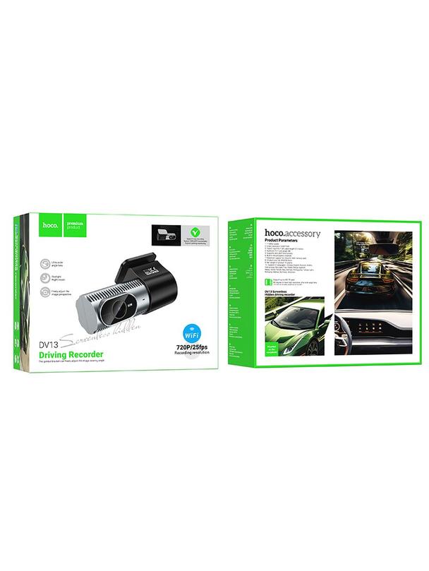 Kamera samochodowa Hoco 720P/25fps DV13 czarna