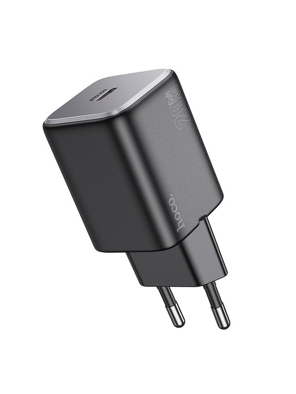 Ładowarka sieciowa do telefonu Hoco USB C QC PD 20W N40 czarna