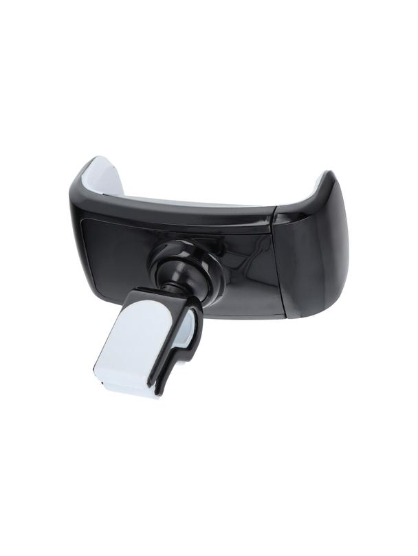 Uchwyt samochodowy do kratki 360 SILK czarno biały