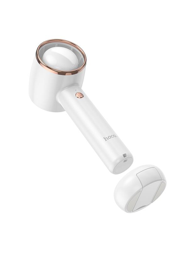 Wentylator przenośny Hoco super szybki z podstawką na telefon HX21 biały