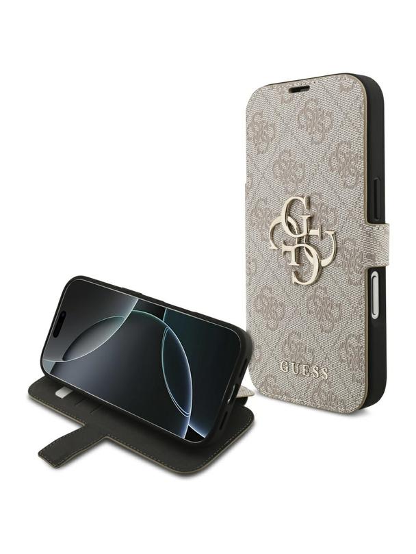 GUESS kabura do IPHONE 17 Pro GUBKP17L4GMGPI (PU 4G Metal Logo) różowa